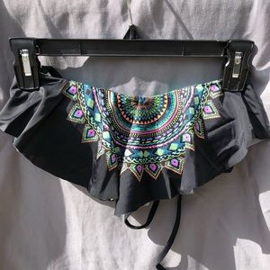 Aztec Print Bandeau Bikini Top